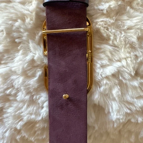 Valentino Garavani Suede VLOGO Belt - 75 / S - Picture 3 of 7